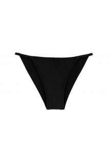 Zwart Braziliaans bikinibroekje met dunne bandjes - BOTTOM PRETO CHEEKY-FIXA