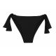 Braguita de bikini brasileña negra con nudo lateral - BOTTOM PRETO ITALY