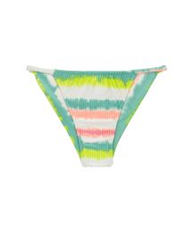 Tie-dye striped cheeky Brazilian bikini bottom - BOTTOM REVELRY CHEEKY-FIXA