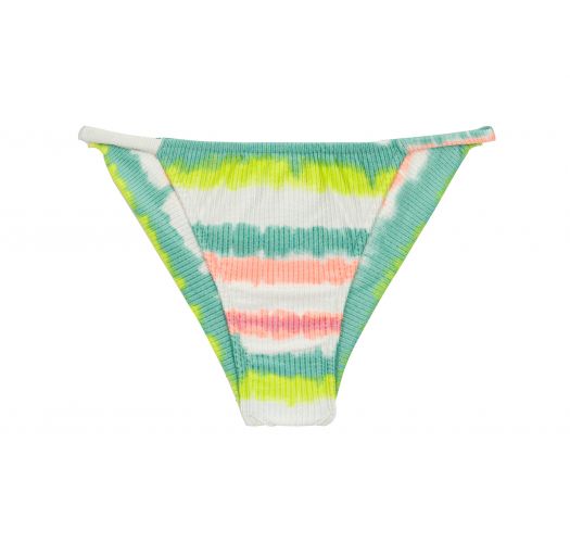 Tie-dye striped cheeky Brazilian bikini bottom - BOTTOM REVELRY CHEEKY-FIXA