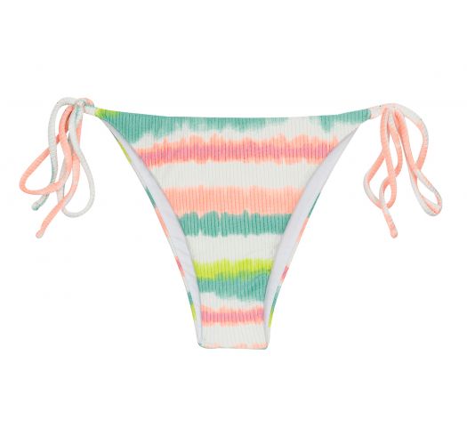 Gestreifte Brazilian Bikinihose mit Tie-Dye-Print - BOTTOM REVELRY IBIZA