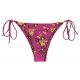 Pink leopard print Brazilian bikini bottom - BOTTOM ROAR-PINK IBIZA