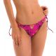 Pink leopard print Brazilian bikini bottom - BOTTOM ROAR-PINK IBIZA
