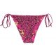 Slip bikini con lacci rosa con stampa di leopardo - BOTTOM ROAR-PINK IBIZA-COMFY