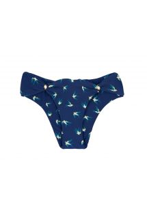 Slip bikini blu scuro con motivo uccelli - BOTTOM SEABIRD CORTINAO