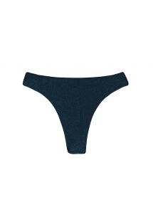 Iridescent navy blue thong bikini bottom - BOTTOM SHARK FIO