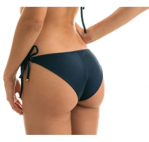 Accessorized iridescent navy bikini bottom - BOTTOM SHARK INV COMFORT