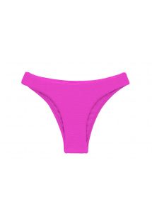 Textured pink magenta fixed bikini bottom - BOTTOM ST-TROPEZ-PINK ESSENTIAL