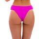 Plain magenta pink wide waist fixed bikini bottom - BOTTOM ST-TROPEZ-PINK RIO-COS