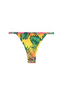 Feste Brazilian Bikinihose mit schmalen Seiten, Tropenprint - BOTTOM SUN-SATION CALIFORNIA