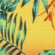 Cueca franzida tropical multicolorida c/ rebordos ondulados - BOTTOM SUN-SATION FRUFRU