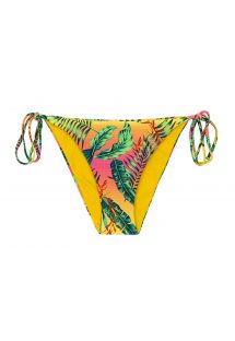 Tropisch farbenfrohe Bikinihose mit Seitenschnüren - BOTTOM SUN-SATION IBIZA-COMFY