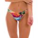 Slip bikini brasiliano sgambato colorato e tropicale - BOTTOM SUNSET HIGH-LEG