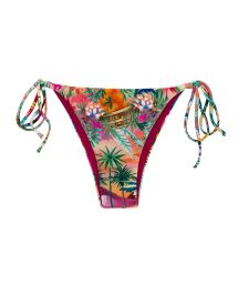 Colorful tropical Brazilian bikini bottom - BOTTOM SUNSET IBIZA