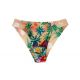 Kolorowe tropikalne figi do bikini typu scrunch - BOTTOM SUNSET NICE