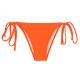 Slip bikini brasiliano con lacci laterali accessoriati - BOTTOM TANGERINA LACINHO
