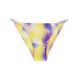 Violett/gelbe Cheeky-Bikinihose, Tie-Dye-Print, schmale Seiten - BOTTOM TIEDYE-PURPLE CHEEKY-FIXA