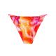 Tie-dye red / orange cheeky bikini bottom with thin sides - BOTTOM TIEDYE-RED CHEEKY-FIXA