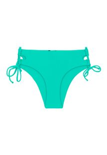 Zielone brazylijskie figi bikini z podwójnym wiązaniem po bokach - BOTTOM UV-ATLANTIS MADRID