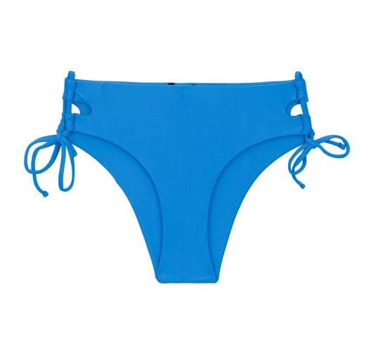 Braguita de bikini brasileño en azul con doble lazo a los lados - BOTTOM UV-ENSEADA MADRID