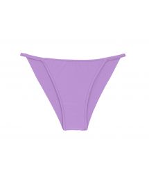 Lilac cheeky Brazilian bikini bottom with slim sides -
