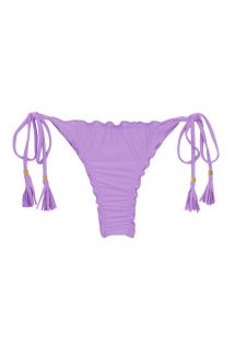 Bikini con tanga morado con bordes ondulados - BOTTOM UV-HARMONIA FRUFRU-FIO