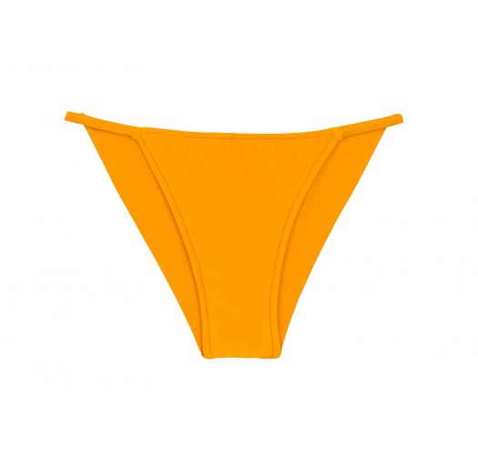 Orange yellow cheeky Brazilian bikini bottom with slim sides - BOTTOM UV-PEQUI CHEEKY-FIXA