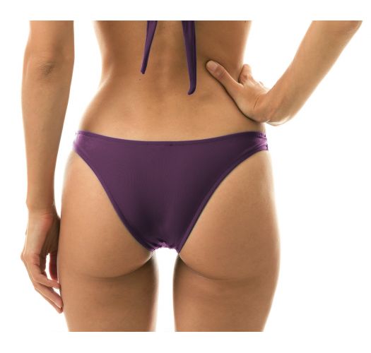 High Leg-Tangaunterteil violett glänzend - BOTTOM VIENA BANDEAU