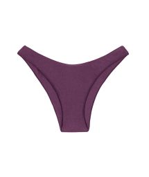 Iridescent purple high-leg bikini bottom - BOTTOM VIENA BANDEAU
