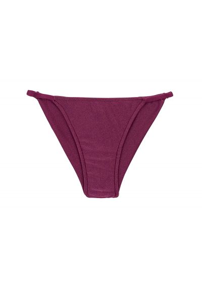 Iridescent purple cheeky Brazilian bikini bottom with thin sides - BOTTOM VIENA CHEEKY-FIXA