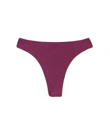 Iridescent purple thong bikini bottom - BOTTOM VIENA FIO