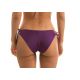 Accessorized iridescent purple scrunch bikini bottom - BOTTOM VIENA INV COMFORT
