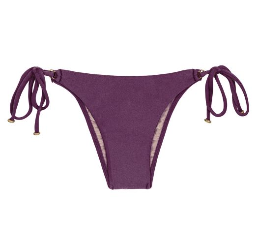 Violett schimmernde Bikinihose mit Accessoire - BOTTOM VIENA INVISIBLE