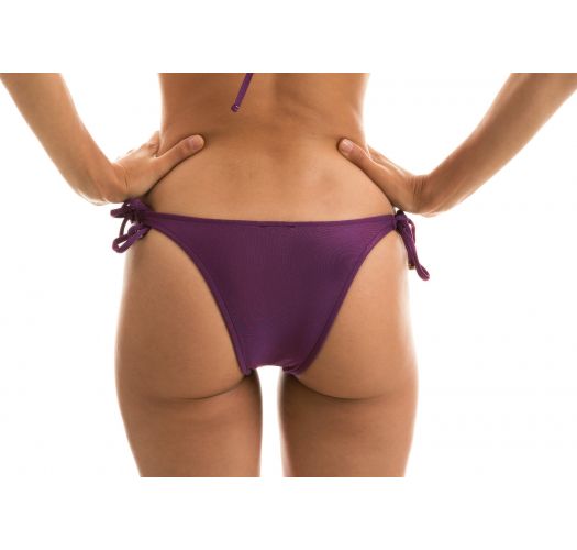 Violett schimmernde Bikinihose mit Accessoire - BOTTOM VIENA INVISIBLE
