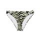 Bikinibroekje met lage taille en zwart/witte tijgerprint - BOTTOM WILD-BLACK COMFY