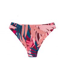 Pink & blue Brazilian fixed scrunch bikini bottom - BOTTOM YUCCA NICE