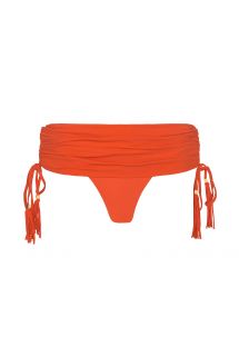 Orange mini skirt-style Brazilian bottom - CALCINHA AMBRA JUPE SOMBRERO