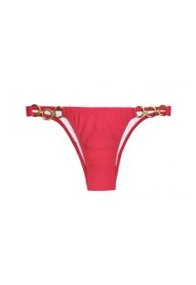 Slip di bikini rosa scuro con anelli - FRUTILLY TRIO