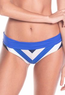 Klein blue & white stripped reversible bikini bottom - BOTTOM AURORA EPOQUE