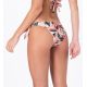 Light pink leaf print side-tie bikini bottom - BOTTOM LARGO AMAZONIA