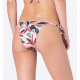Light pink leaf print Brazilian bikini bottom - BOTTOM ROLOTE AMAZONIA
