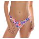 BOTTOM SCOOP FLORAL BLOSSOMS ELECTRIC CORAL
