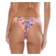 BOTTOM SCOOP FLORAL BLOSSOMS ELECTRIC CORAL