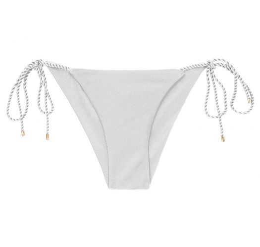 BOTTOM SHIMMER-WHITE CHEEKY-ROPE