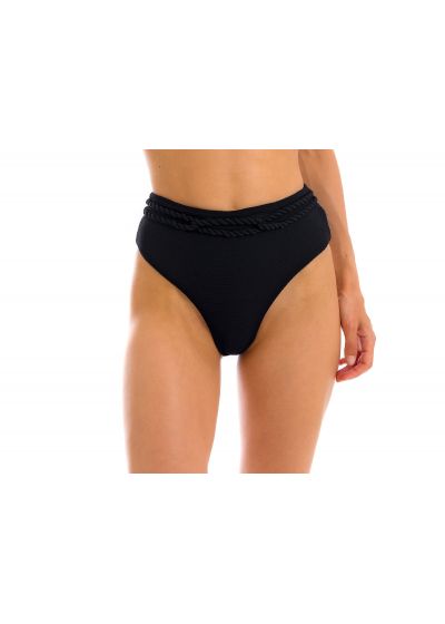 BOTTOM ST-TROPEZ-BLACK HOTPANT-HIGH