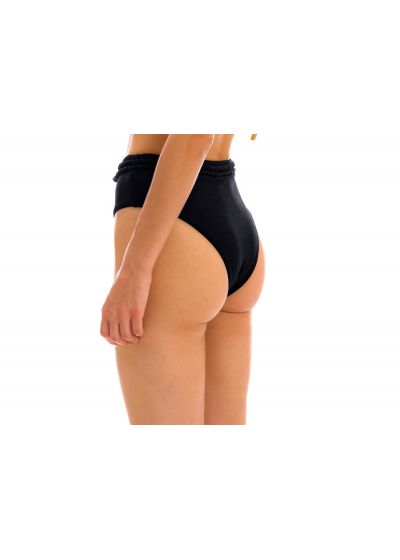 BOTTOM ST-TROPEZ-BLACK HOTPANT-HIGH