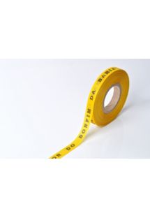 Dark yellow Brazilian roll of ribbon - ROLLER BONFIM - AMARELO OURO