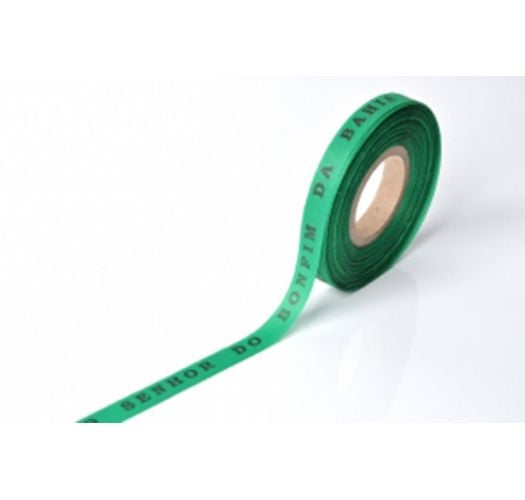 Green Brazilian roll of ribbon - ROLLER BONFIM - ARMY
