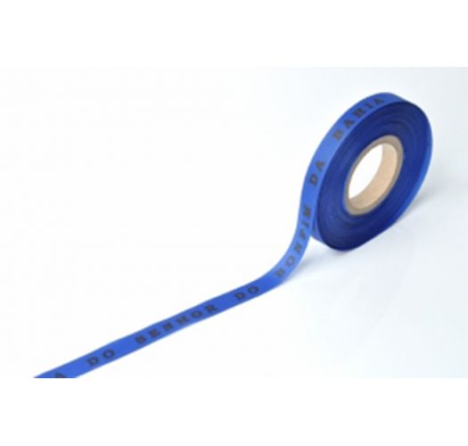 Sea-blue Brazilian roll of ribbon - ROLLER BONFIM - MARINHO