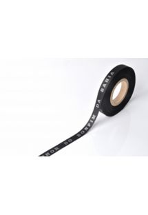 Black Brazilian roll of ribbon - ROLLER BONFIM - PRETO